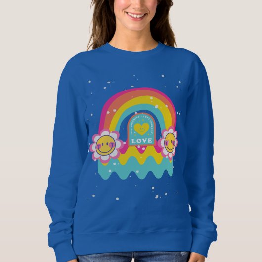 Rainbow Love jezelf T-shirt (Voorkant)