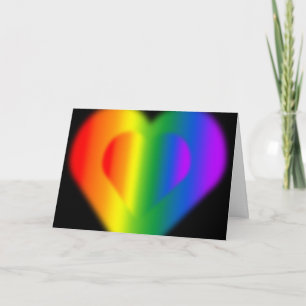 Rainbow Love Kaarten Personalized Gay Pride Kaarte