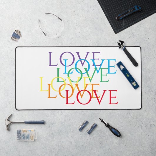 RAINBOW LOVE Kantoor Studio Desk Mat (Werkstation)