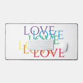 RAINBOW LOVE Kantoor Studio Desk Mat (Keyboard & Muis)