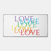 RAINBOW LOVE Kantoor Studio Desk Mat (Voorkant)