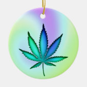 Rainbow Love Keramisch Ornament (Voorkant)