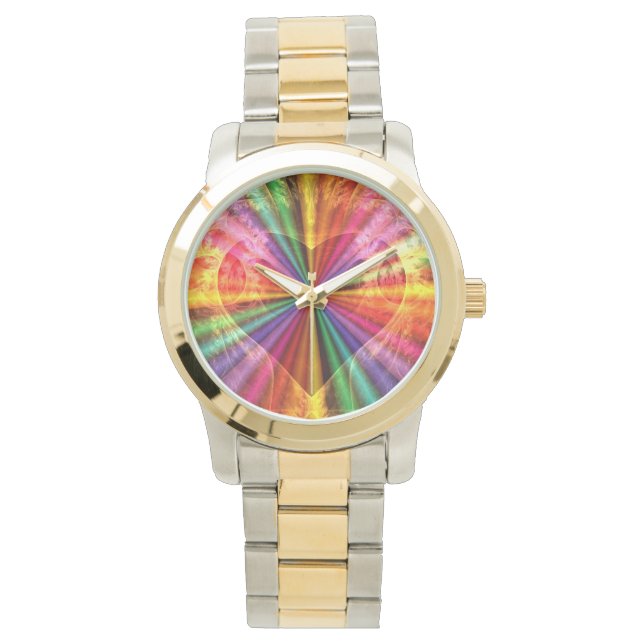 Rainbow Love- Kijk Horloge (Voorkant)