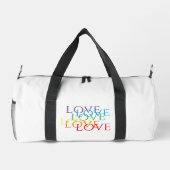 RAINBOW LOVE Kleine Duffel Tas (Achterkant)