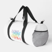 RAINBOW LOVE Kleine Duffel Tas (Rechterhoek)