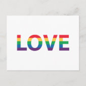 Rainbow Love Letters Briefkaart (Voorkant)
