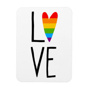 Rainbow Love Magneet