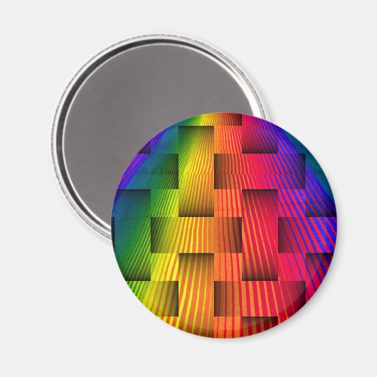 Rainbow Love_ Magneet (Voorkant / Achterkant)