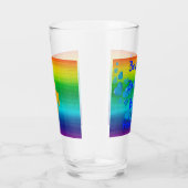 Rainbow Love Man Glas (Rechts)