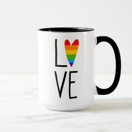 Rainbow Love Mok (Rechts)