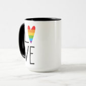 Rainbow Love Mok (Voorkant links)