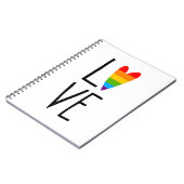 Rainbow Love Notitieboek (Linkerzijde)