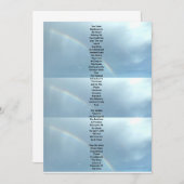 Rainbow Love Notitiekaartje (Voorkant / Achterkant)