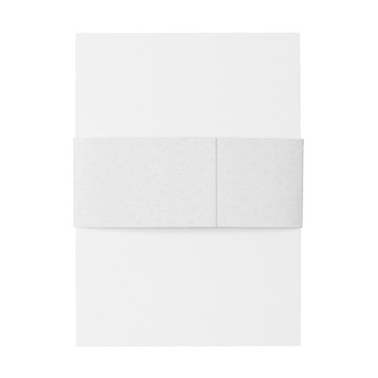 Rainbow Love on Embossed Uitnodigingen Wikkel (Achterkant Voorbeeld)