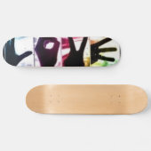 Rainbow Love Persoonlijk Skateboard (Horizontaal)