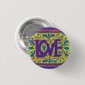 Rainbow Love Ronde Button 3,2 Cm (Voorkant /achterkant)