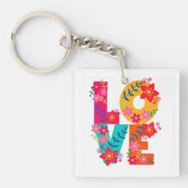 Rainbow Love Sleutelhanger