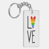 Rainbow Love Sleutelhanger (Voorkant Links)