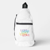 RAINBOW LOVE Sling Bag (Voorkant)