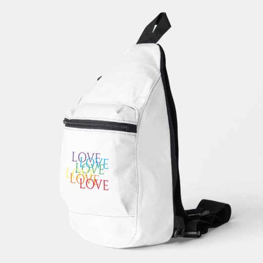 RAINBOW LOVE Sling Bag (Rechterhoek)