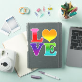 Rainbow Love Sticker (iPad Cover)