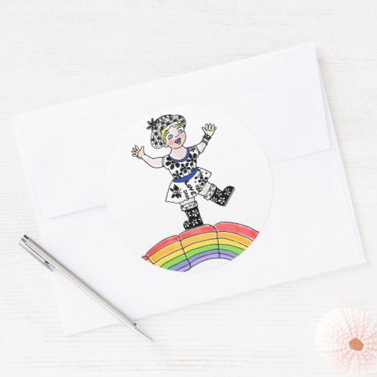 Rainbow Love Sticker (Envelop)