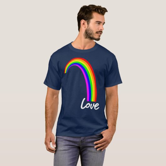 RAINBOW LOVE T-Shirt (Voorkant volledig)