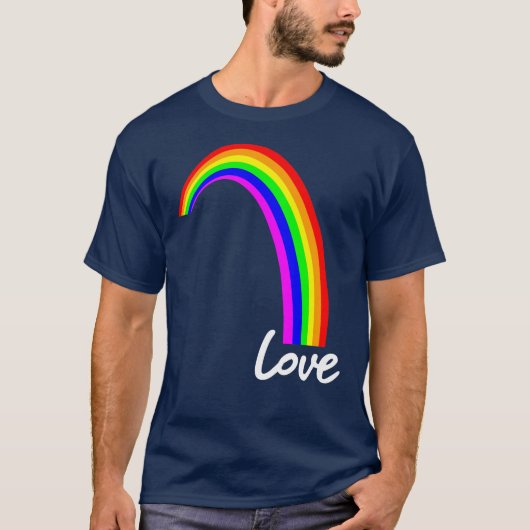 RAINBOW LOVE T-Shirt (Voorkant)
