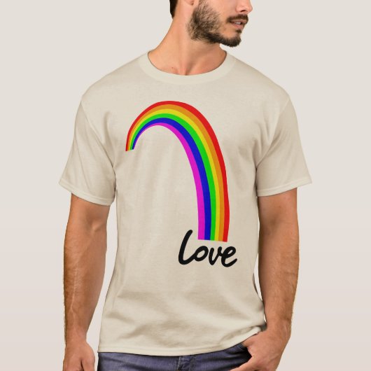 RAINBOW LOVE T-SHIRT (Voorkant)