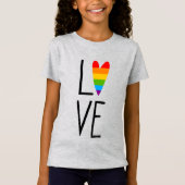Rainbow Love T-shirt (Voorkant)