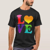 Rainbow Love T-shirt (Voorkant)