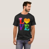Rainbow Love T-shirt (Voorkant volledig)