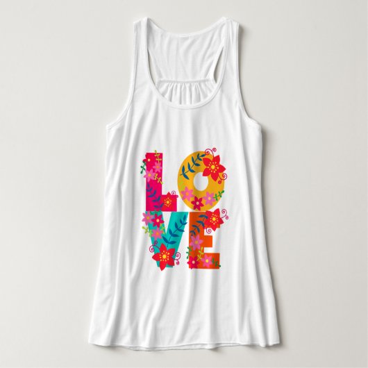 Rainbow Love Tanktop (Design voorkant)