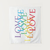 RAINBOW LOVE Tapestry Wandkleed (Voorkant)