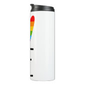 Rainbow Love Thermosbeker (Geroteerd rechts)