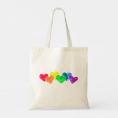Rainbow Love Tote Bag (Achterkant)