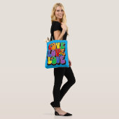 Rainbow Love Tote Bag (Op model)