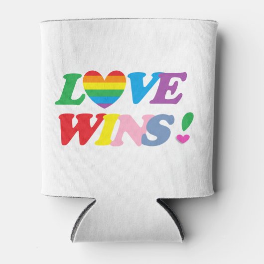 Rainbow Love Wins Koelbox Blikjeskoeler (Voorkant)