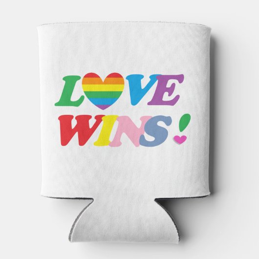 Rainbow Love Wins Koelbox Blikjeskoeler (Achterkant)