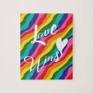 Rainbow Love Wins Legpuzzel