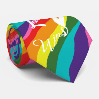 Rainbow Love Wins Stropdas