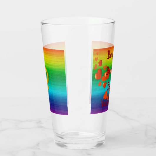 Rainbow Love Women Glas (Rechts)
