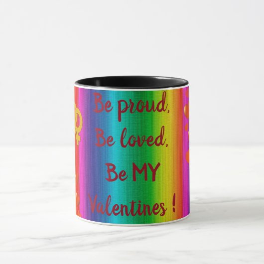 Rainbow Love Women Mok (Midden)