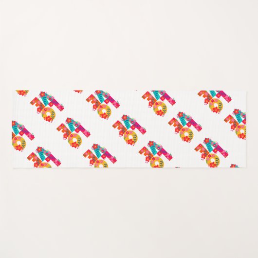 Rainbow Love Yogamat (Voorkant (horizontaal))