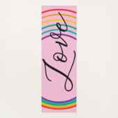 Rainbow Love Yogamat (Achterkant)
