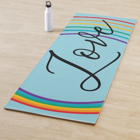 Rainbow Love Yogamat (In situ)