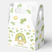 Rainbow Lucky One Birthday Favor Box Bedankdoosjes (Geopend)