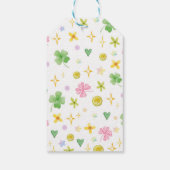 Rainbow Lucky One Dank u Label Verjaardagsfeestje Cadeaulabel (Achterkant)