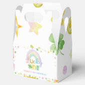 Rainbow Lucky One Favor Box Verjaardagsfeestje Bedankdoosjes (Geopend)