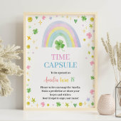 Rainbow Lucky One Verjaardag Tijd Capsule teken Poster